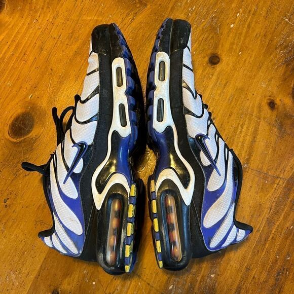 Nike Air Max Plus Persian Violet White Black DB0682-100 Men's - Picture 8 of 10